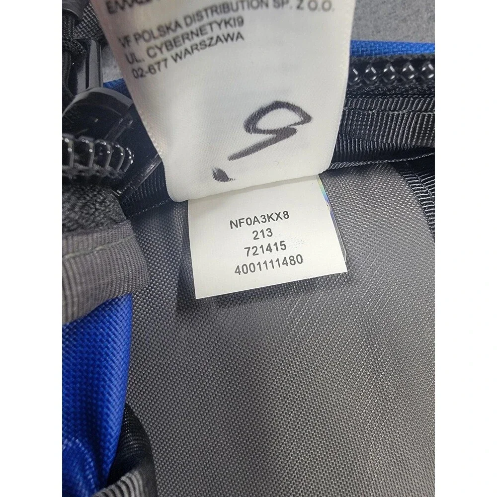 North Face Connector Backpack Blue Black 26.5L Laptop Sleeve FlexVent New‎ Tags